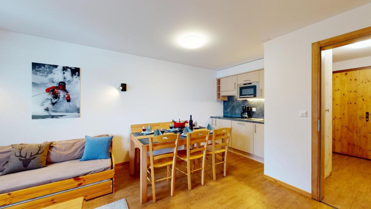 Pracondu 1 Outdoor & Fun Appartement 1 Chambre Superieur Avec Balcon By Alpvision Residences Nendaz Bagian luar foto