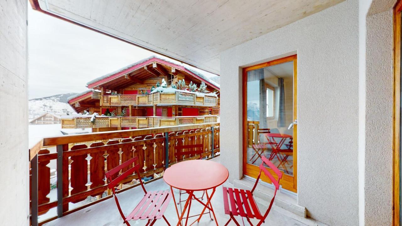 Pracondu 1 Outdoor & Fun Appartement 1 Chambre Superieur Avec Balcon By Alpvision Residences Nendaz Bagian luar foto