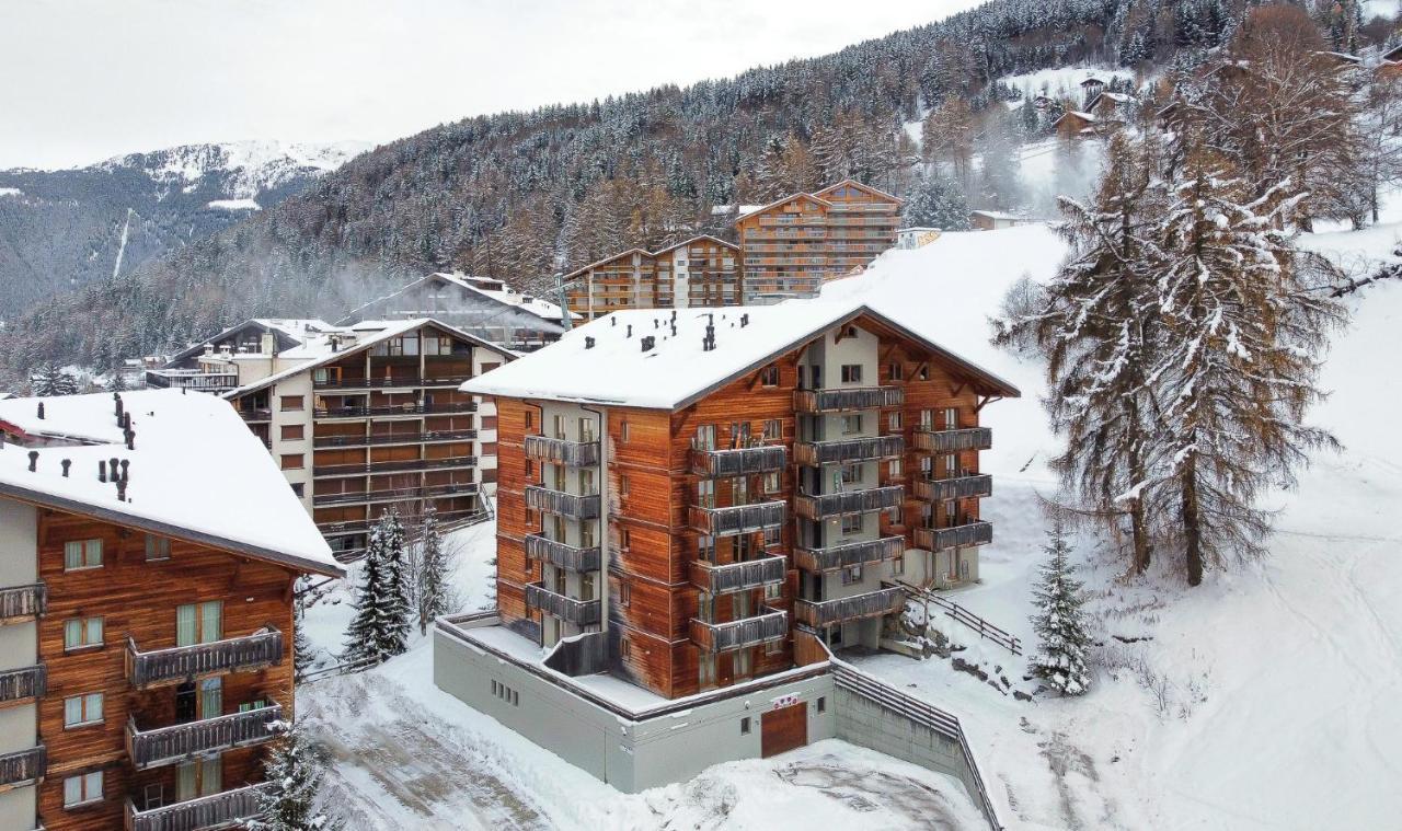 Pracondu 1 Outdoor & Fun Appartement 1 Chambre Superieur Avec Balcon By Alpvision Residences Nendaz Bagian luar foto